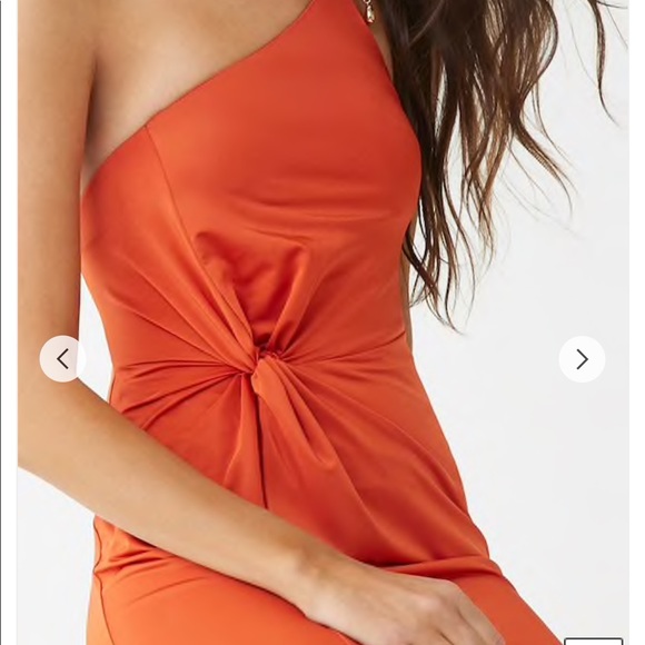 One shoulder formal dress with leg slit NWT - Picture 3 of 4